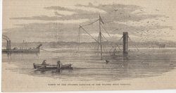 Wreck of the Steamer Batavier in the Thames, near Barking